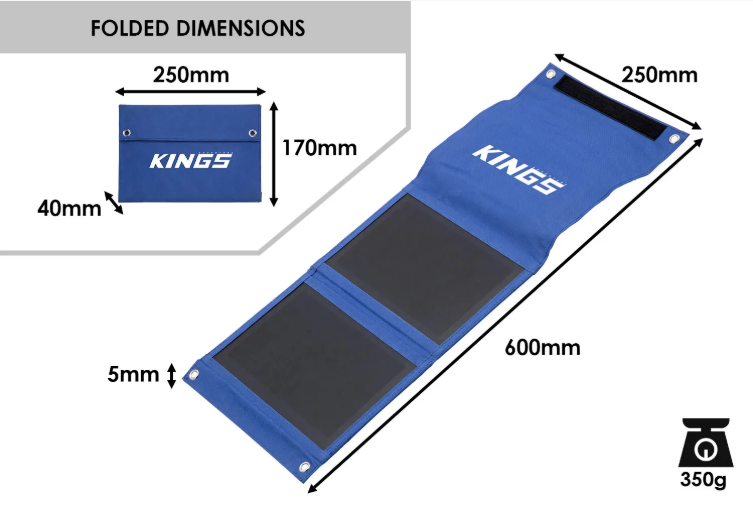 PANNEAU SOLAIRE 10W USB KINGS